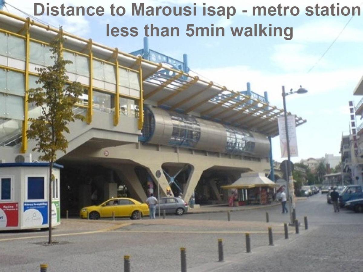 Classic 2 Bedroom Apartment Next To Metro - Marousi Atina Dış mekan fotoğraf